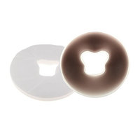 Fityle Silicone Massage Table Bed Gel Face Head Rest Cradle Cushion w/100 Pieces Non-Woven Pillow Cover Pad