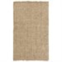 3.25' x 5.25' Deviant Diamonds Beige and Ivory Hand Woven Jute Area Throw Rug