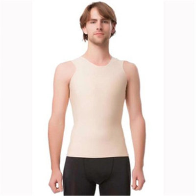 Isavela MG04 Stage 2 No Zipper Vest Tank, Beige - Extra Large
