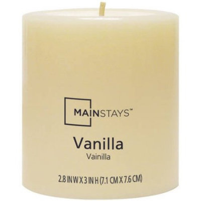 Mainstays Vanilla Scented Pillar 3in