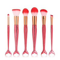 Vovomay 6PCS Make Up Foundation Eyebrow Eyeliner Blush Cosmetic Concealer Brushes