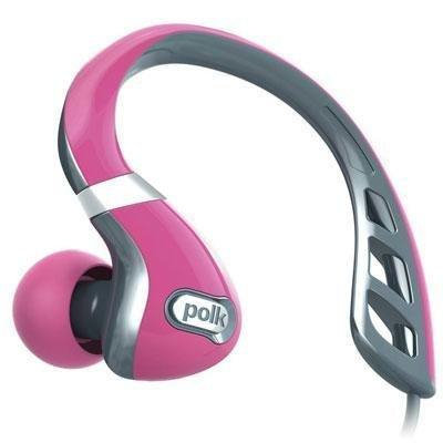 Polk Audio UltraFit 3000 In-Ear Sports Headphones (Pink/Grey)