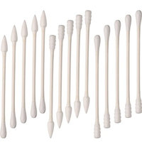 Skylety 600 Pieces Cotton Swabs Cotton Tipped Applicator Double Tipped with Cardboard Handles, 3 Styles