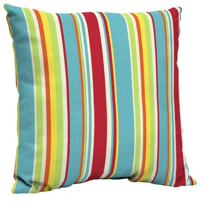 Arden Companies Mainstays Outdoor Patio Dining Pillow Back, Multi Stripe
