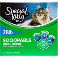 Wal-mart Stores, Inc. Special Kitty Multiple Cat Clumping Cat Litter, 28 lbs