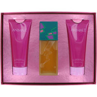 Animale Gift Set Eau de Parfum Spray 3.4 oz & Body Lotion 6.7 oz & Body Gel 6.7 oz 3 pcs