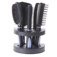 Ruier hui Professional Acylic Salon Scissors Holder Box Hairdressing Combs Clips Organizer Rack for Hair Stylist