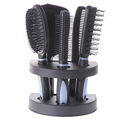 Ruier hui Professional Acylic Salon Scissors Holder Box Hairdressing Combs Clips Organizer Rack for Hair Stylist