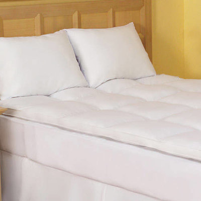 Dreamy Nights Cotton Fiberbed Mattress Topper in Multiple Sizes
