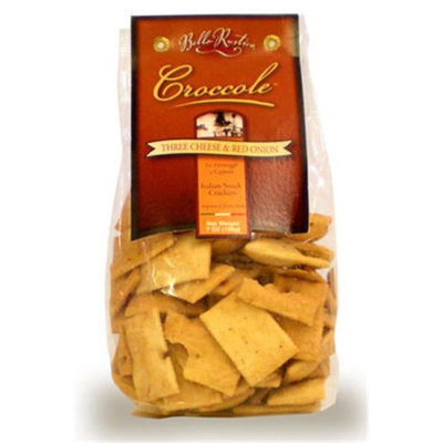 Bello Rustico 13026 7 oz. Croccole 3 Cheese & Onion Pack of 12