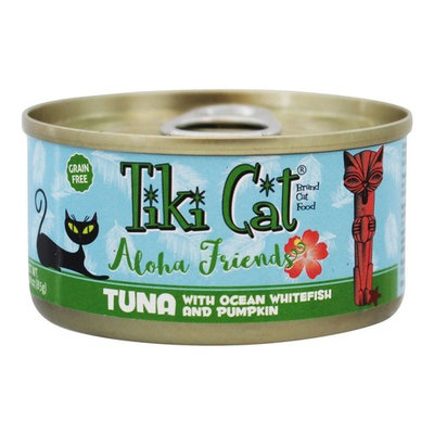 Aloha Friends Grain Free Canned Cat Food Tuna with Ocean Whitefish & Pumpkin - 3 oz.
