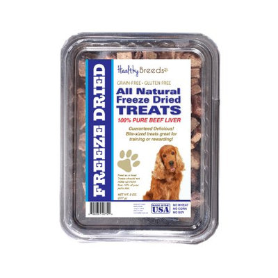 Healthy Breeds 840235147824 10 oz Cocker Spaniel All Natural Freeze Dried Treats Beef Liver