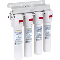 Vitapur Four Stage 23.3 GPD Quick Connect Reverse Osmosis Water Treatment System, White