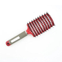 Hair Scalp Massage Comb Hairbrush Bristle&Nylon Women Wet Curly Detangle Hair Brush for Salon Hairdressing Styling Tools