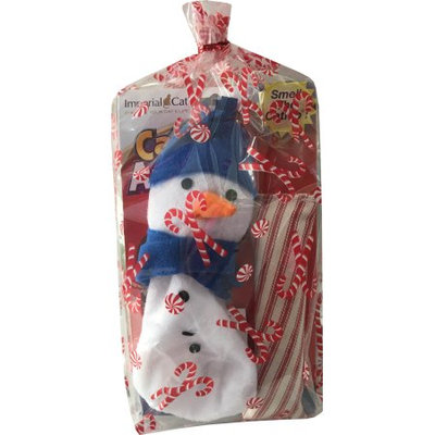 Cat Claws Inc. Imperial Cat Toy Gift Bag, Christmas Tree & Snowman