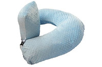 The Twin Z Company The 4 in 1 One Z BLUE Nursing Pillow w AMAZING BACK SUPPORT- BLUE COLOR COVER