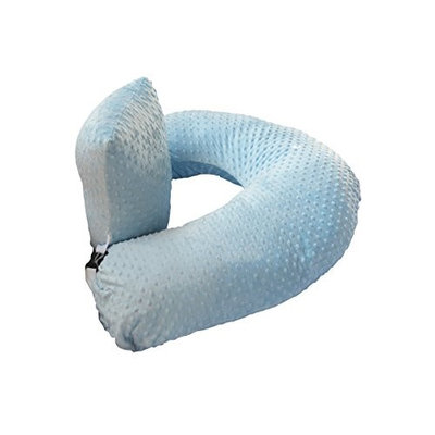 The Twin Z Company The 4 in 1 One Z BLUE Nursing Pillow w AMAZING BACK SUPPORT- BLUE COLOR COVER