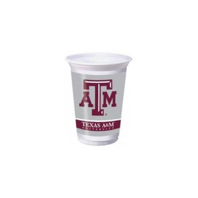 Texas A & M Aggies 20 oz. Plastic Cups, 8-Count
