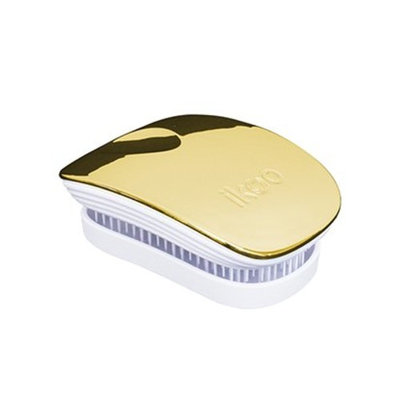 Ikoo Compact Detangling Hair Brush, No More Tangled Hair - Great for Wet or Dry Hair, Women, Men, Girls and Boys. Extensions, Natural Hair or Wigs.