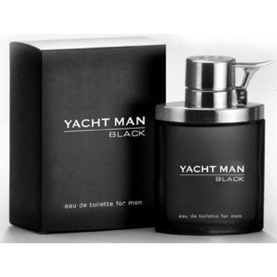 Myrurgia Yacht Man Black Eau de Toilette Spray for Men, 3.4 Ounce