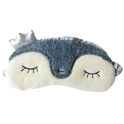 DJHbuy Women Girls Crown Penguin Sleep Eye Mask Cover Blindfold Eyeshade