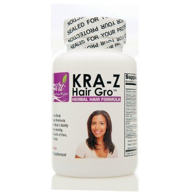 Nzuri Kra-z Hair Gro Herbal Hair Vitamin Formula; 60 Capsules