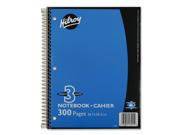Hilroy Executive Coil Three Subject Notebook