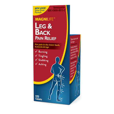 Magnilife Leg & Back Pain Relief Tablets, 125 ea