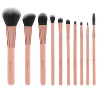 BH Cosmetics Pretty In Pink 10 Piece Brush Set With Cosmetic Bag