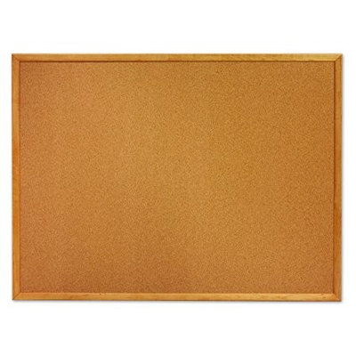 Quartet® Cork Board w/ Wood Frame, 36