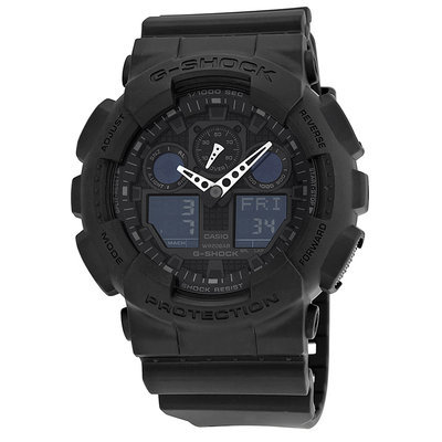 G-Shock Men's Analog Digital Black Resin Strap Watch GA110-1B