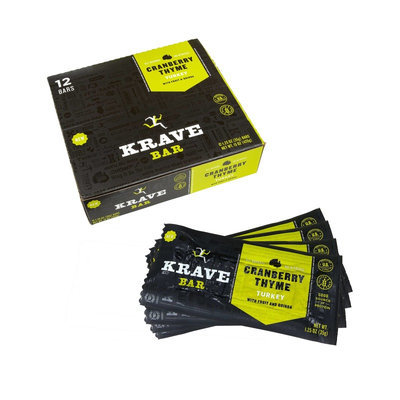KRAVE CRANBERRY THYME TURKEY MEAT BAR