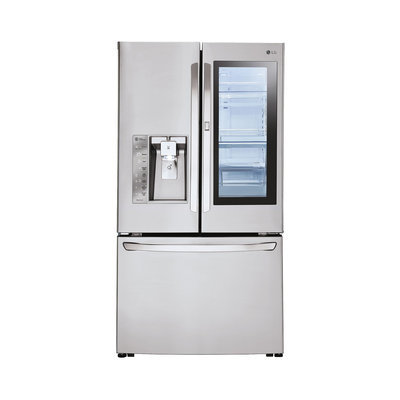 LG Electronics 30 cu. ft. 3 Door French Door Refrigerator with InstaView in Stainless Steel (Silver)