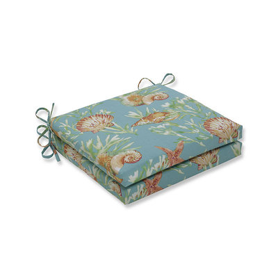 Pillow Perfect Daytrip Seaspray Oversized Seat Cushion Set