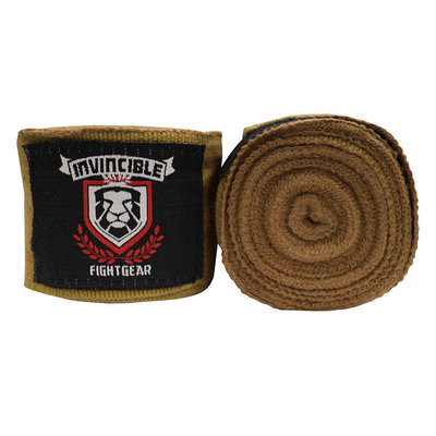 Amber Fight Gear AHR-4007-HG 200 in. Invincible Elastic Thick Handwraps - Hunter Green