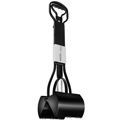 OxGord Foldable Dog Pooper Scooper Pet Waste Clean Scoop Pick Up Remover Shovel Handle