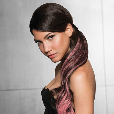 Hairdo Swedish Blonde & Pink Wavy Ponytail Hair Extension