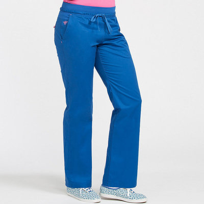 Peaches Uniforms Freedom Yoga Pant Royal/passion Pink X-Small