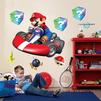 Super Mario Mario Kart Wii Giant Wall Decals