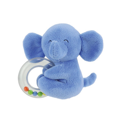 Kids Preferred Plush Elephant Teether - Blue