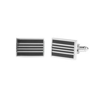 Stafford Black Stripe Cufflinks