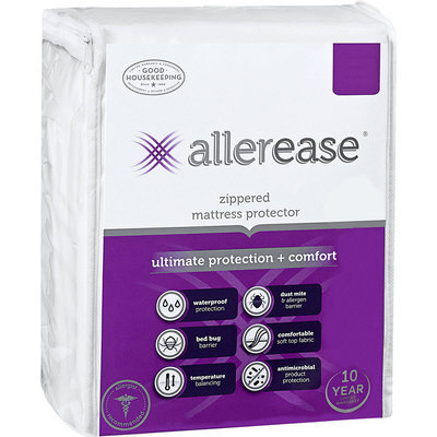 AllerEase Ultimate Mattress Protector - White (Queen)