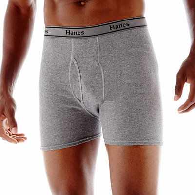 Hanes 4-pk. Cotton Boxer Briefs