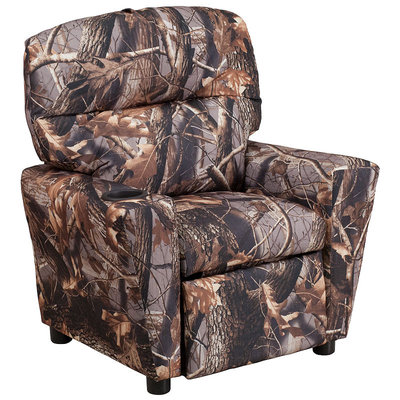 Flash Furniture Camo Fabric Kids Recliner