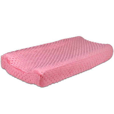 The Peanut Shell® Gia Changing Pad Cover in Coral