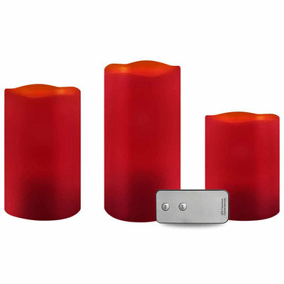 Apothecary Led Cinnamon 3-pc. Flameless Candle
