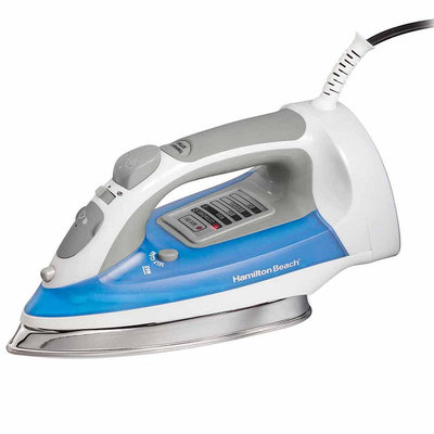 Hamilton Beach Steam Iron with 3-Way Autoshutoff Stainless Steel Soleplate (14211)