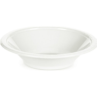 Creative Converting 12 oz Plastic Bowl Bulk White 600 Ct