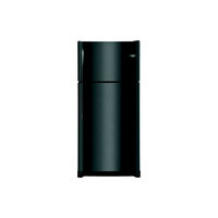 Frigidaire FGTR1842TD Top Freezer Refrigerator with 18 cu. ft. Capacity and LED Lights in Black Stainless