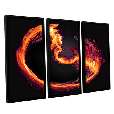 Brushstone Purify 3-pc. Floater Framed Canvas WallArt